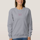 Sweatshirts Doppelseiten Monogramm Kleidung (Vorderseite)