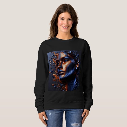 Sweatshirts für Frauen Art Expression 3 (Vorne ganz)
