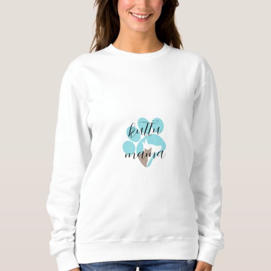 Sweatshirts Süße Hundemutter-Geschenkidee (Vorderseite)