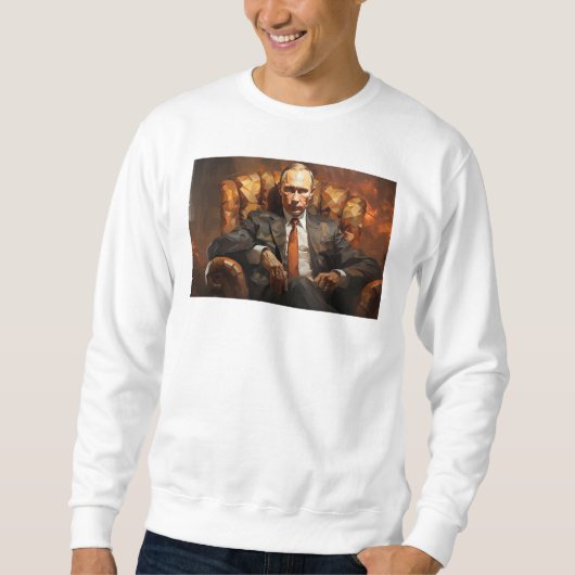 Sweatshirts Wladimir Putin Abstrakte Kunst (Vorderseite)