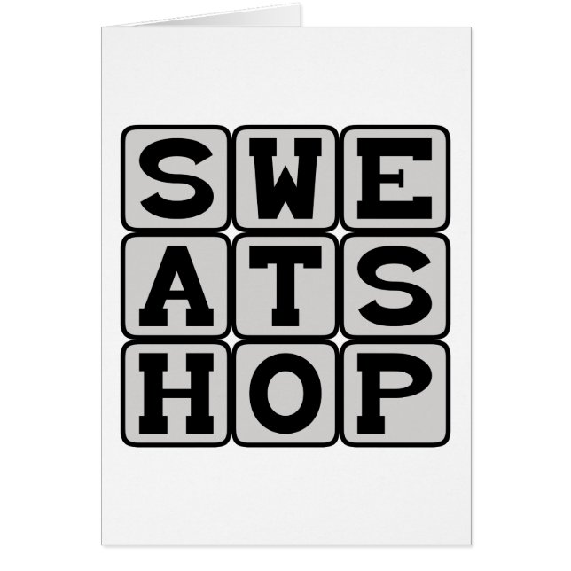 Sweatshop, schlechte Arbeitsbedingungen (Vorne)