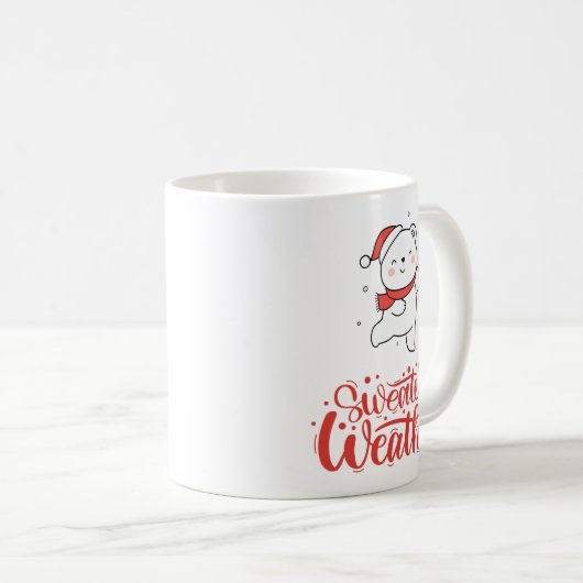 Sweatwetter, Weihnachtsfeiertag Kaffeetasse (VorderseiteRechts)