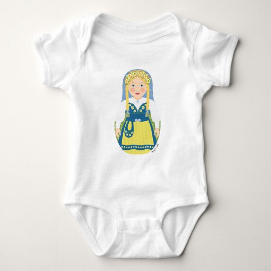 Swede Matryoshka Baby Strampler (Vorderseite)