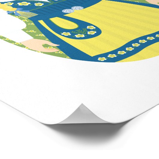 Swede Matryoshka Poster (Ecke)