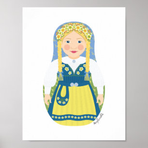 Swede Matryoshka Poster