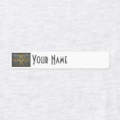 Sweden Art Deco Flag | Custom Iron-On Name Label Etiketten (Design 1)