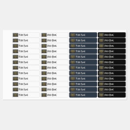 Sweden Art Deco Flag | Custom Iron-On Name Label Etiketten