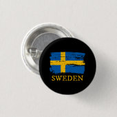 Sweden Flag Button (Vorne & Hinten)