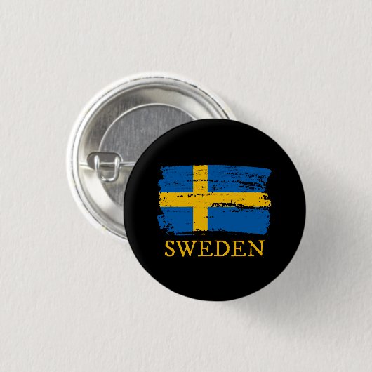 Sweden Flag Button (Vorne & Hinten)