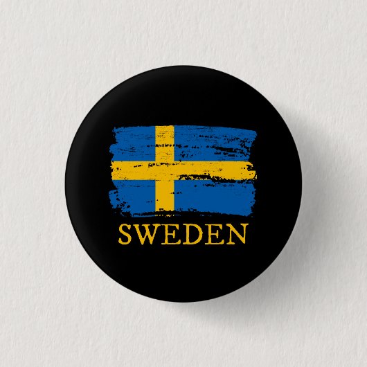 Sweden Flag Button (Vorderseite)