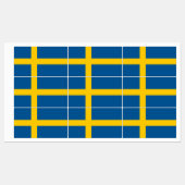Sweden Flag Etiketten (Blatt)