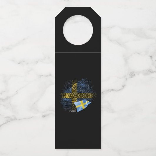 Sweden flag flaschenanhänger (Vorderseite)
