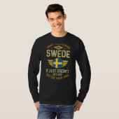 Sweden Flag Proud Swedes Men & Women T-Shirt (Vorne ganz)
