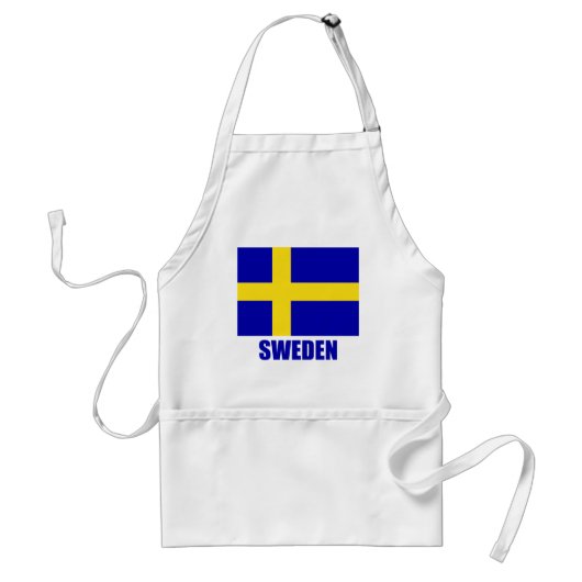 sweden_flag_sweden10x10 schürze (Vorne)