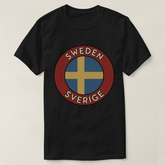 Sweden Sverige T-Shirt (Design vorne)