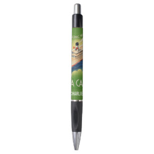 SWEDEN Vintage Travel Zoll Monogramm Pen Kugelschreiber