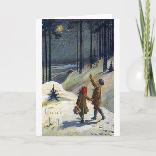 Swedish Christmas Card Feiertagskarte (Vorderseite)