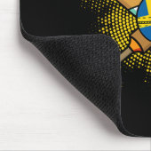 Swedish Cricket Racket And Ll Flag Of Sweden  Mousepad (Ecke)
