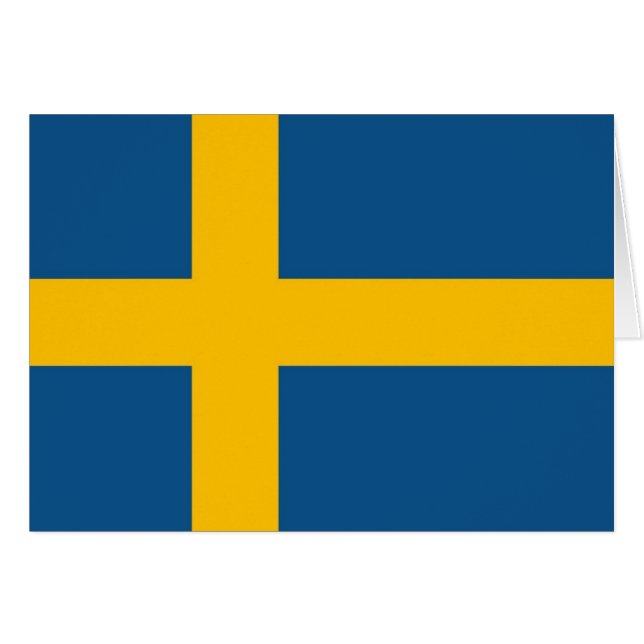 Swedish Flag (Vorderseite (Horizontal))