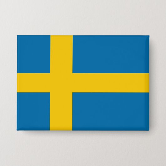 Swedish Flag Button (Vorderseite)