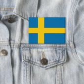 Swedish Flag Button (Insitu)