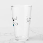 Swedish Flag Heart Design, Schweden Glas (Links)