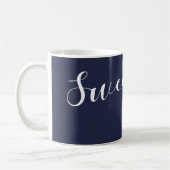 Swedish Flag Heart Design, Schweden Kaffeetasse (Links)