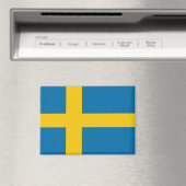 Swedish Flag Magnet (In Situ (Geschirrspüler))