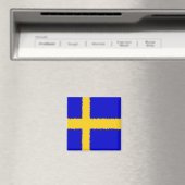 Swedish Flag Magnet (In Situ (Geschirrspüler))
