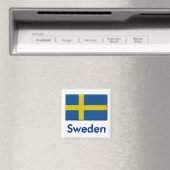 Swedish Flag Magnet (In Situ (Geschirrspüler))
