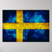 Swedish Flag Poster (Vorne)