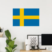 Swedish Flag Poster (Heimbüro)
