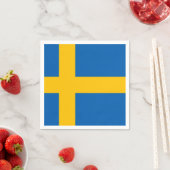 Swedish Flag Serviette (Beispiel)