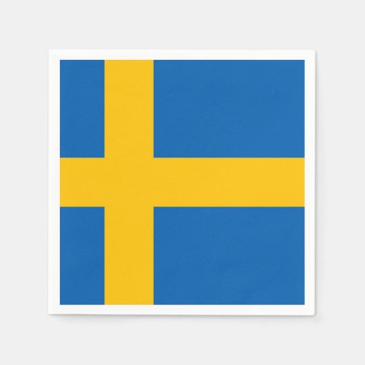 Swedish Flag Serviette (Vorderseite)
