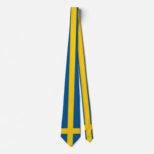 Swedish Flag & Sweden business, travel / sports Krawatte (Vorderseite)