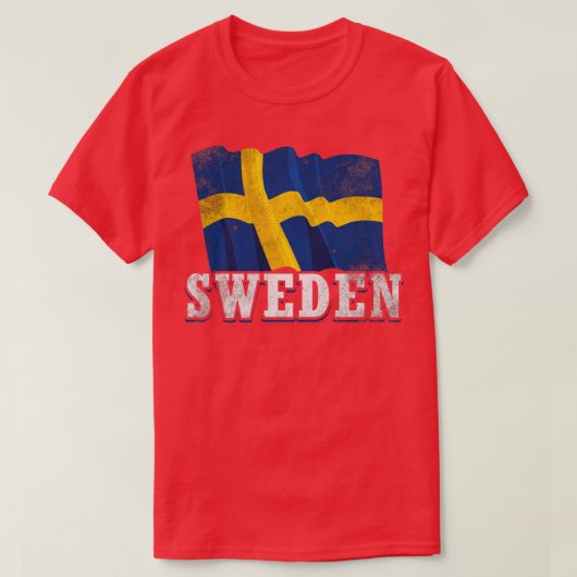 Swedish Flag T-Shirt (Design vorne)