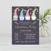 Swedish Gnomes Corporate Christmas Party Einladung (Stehend Vorderseite)