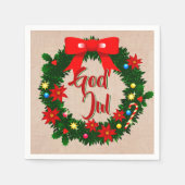 Swedish God julservett Cocktail Serviette (Vorderseite)