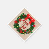 Swedish God julservett Cocktail Serviette (Ecke)