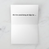 Swedish Greeting Card Karte (Innenseite)