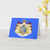 Swedish Greeting Card Karte (Gelbe Blume)