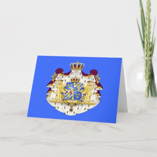 Swedish Greeting Card Karte (Vorderseite)