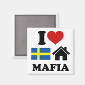 Swedish House Music Magnet (Vorderseite/Rückseite)