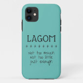 Swedish Lagom Phone Case (Rückseite)