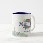 Swedish Mamma Jag älskar dig Two-Tone Coffee Tasse (VorderseiteRechts)