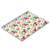 Swedish Red Dala Horses notebook Notizblock (Linke Seite)
