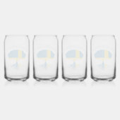 Swedish Roots Flag Can Glass Set Dosenglas (Hinten)