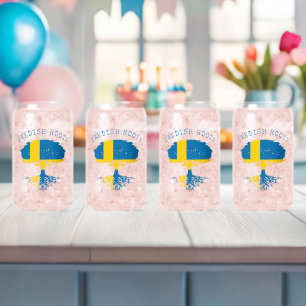 Swedish Roots Flag Can Glass Set Dosenglas