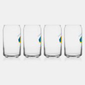 Swedish Roots Flag Can Glass Set Dosenglas (Rechts)