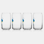 Swedish Roots Flag Can Glass Set Dosenglas (Links)
